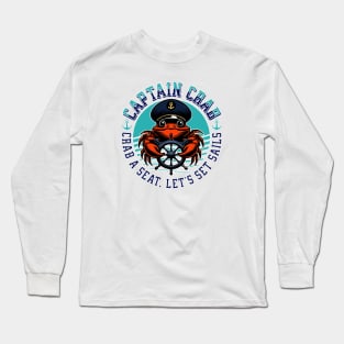 Captain crab Long Sleeve T-Shirt